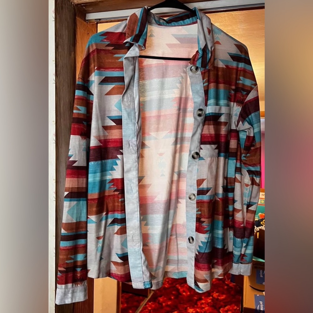 Multicolor Patterned Women's Jacket